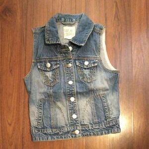 Thread & Supply Blue Denim Vest